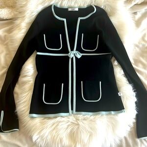 Chanel-esque sweater jacket